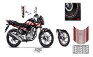 Kit Adesivos Cg Fan 160 2022 C/ Frisos Refletivo + Ploters