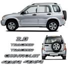 Kit Adesivos Chevrolet Tracker 06/09 2.0 4x4 Cinza Resinado