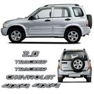 Kit Adesivos Chevrolet Tracker 06/09 2.0 4x4 Prata Resinado