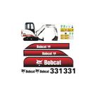 Kit Adesivos Compatível Bobcat 331 c/ Etiquetas Kit Adesivos Compatível Bobcat 331 c/ Etiquetas