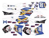 Kit Adesivos Compatível Can-Am DS 450 Vinil UV 37pç
