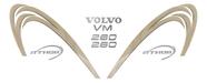 Kit Adesivos Compatível Emblema Volvo VM 260 Athor Kit Adesivos Compatível Emblema Volvo VM 260 Athor
