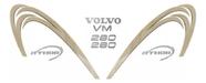 Kit Adesivos Compatível Emblema Volvo VM 260 Athor Kit Adesivos Compatível Emblema Volvo VM 260 Athor