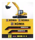 Kit Adesivos Compatível Escavadeira XGMA XG822CL Kit Adesivos Compatível Escavadeira XGMA XG822CL