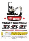 Kit Adesivos Compatível + Etiquetas Bobcat E10 58pç Kit Adesivos Compatível + Etiquetas Bobcat E10 58pç