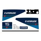 Kit Adesivos Compatível Evinrude 15HP 1986