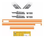 Kit Adesivos Compatível Fresadora Wirtgen W100