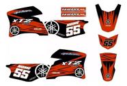 Kit Adesivos Compatível Lander XTZ 250 Vermelho/Preto