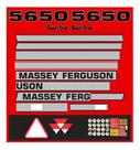 Kit Adesivos Compatível Massey Ferguson 5650 Turbo