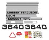 Kit Adesivos Compatível Massey Ferguson MF 3640 Colheitadeira