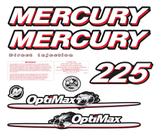 Kit Adesivos Compatível Mercury 225HP Optimax