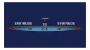 Kit Adesivos Compatível Motor Evinrude 15HP 1995