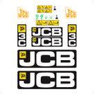 Kit Adesivos Compatível Retroescavadeira Jcb 3c Etiquetas