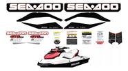 Kit Adesivos Compatível Sea-Doo GTS 130 11/12 Vermelho