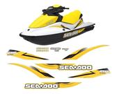 Kit Adesivos Compatível Sea-Doo Jet Ski 2007 SD5 Kit Adesivos Compatível Sea-Doo Jet Ski 2007 SD5