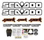 Kit Adesivos compatível Sea-Doo Spark Laranja 26pç