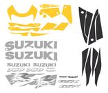 Kit Adesivos Compatível Suzuki GSX-R 750 2001 Preto/Amarelo
