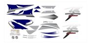 Kit Adesivos Compatível Suzuki Hayabusa 2008 Azul