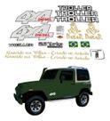 Kit Adesivos Compatível Troller 2003-2005 Verde Kit Adesivos Compatível Troller 2003-2005 Verde