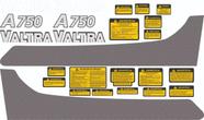 Kit Adesivos Compatível Valtra A750 Vinil UV 22pç