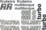 Kit Adesivos Compatível Valtra/Valmet 685S Turbo Kit Adesivos Compatível Valtra/Valmet 685S Turbo