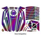 Kit Adesivos Completo Cg Titan 160 23-24 Holográfico Roxo Kit Adesivos Completo Cg Titan 160 23-24 Holográfico Roxo