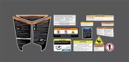 Kit Adesivos De Advertência Sea Doo Rxp X 300 2018+2 Emisson