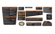 Kit Adesivos De Advertência Yamaha Vxr 1.8 Kit Adesivos De Advertência Yamaha Vxr 1.8