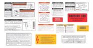 Kit Adesivos De Advertências Para Motor Ranger Stx Kit Adesivos De Advertências Para Motor Ranger Stx