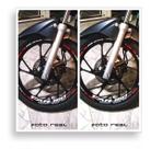 Kit Adesivos De Roda Honda Cg 160cc Fan Vermelho Kit Adesivos De Roda Honda Cg 160cc Fan Vermelho