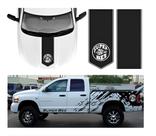 Kit Adesivos Dodge Ram 2500 Super Bee Capô/Lateral