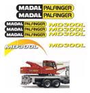 Kit Adesivos Emblema Compatível Madal MD300L 20710