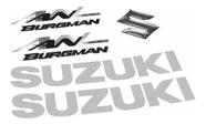 Kit Adesivos Emblemas Compatível Suzuki Burgman AN125 2007