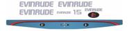 Kit Adesivos Evinrude 15 Para Motor De Jet Ski