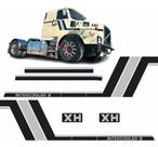 Kit Adesivos Faixa Lateral Caminhão Volvo Xh Intercooler