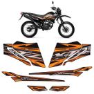 Kit Adesivos Faixa Moto Yahama Xtz 125 Xe 2014 Concept