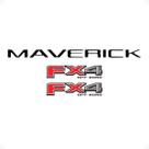 Kit Adesivos Faixa Traseira Maverick Resinado + Fx4 Off Road Kit Adesivos Faixa Traseira Maverick Resinado + Fx4 Off Road