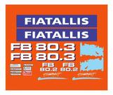 Kit Adesivos Fiatallis Fb 80.3 Fb 80.2 Compact