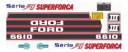 Kit Adesivos Ford 6610 Série 30 Superforça Dual Power Kit Adesivos Ford 6610 Série 30 Superforça Dual Power