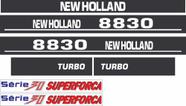 Kit Adesivos - Ford New Holland 8830 Turbo Série 30 Superforça Kit Adesivos - Ford New Holland 8830 Turbo Série 30 Superforça