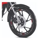 Kit Adesivos Friso Roda Yamaha Tracer 900 GT Vermelho e Preto