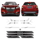 Kit Adesivos Grade Hr-v + Soleira Protetora + Friso Traseiro