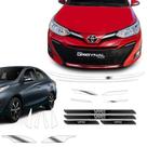 Kit Adesivos Grade Yaris Hatch/sedan + Protetores Resinados Kit Adesivos Grade Yaris Hatch/sedan + Protetores Resinados