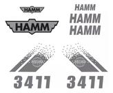 Kit Adesivos Hamm 3411 Para Rolo Compactador