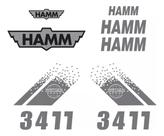 Kit Adesivos Hamm 3411 Para Rolo Compactador
