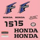 Kit Adesivos Honda 15 Four Stroke Para Motor De Popa Kit Adesivos Honda 15 Four Stroke Para Motor De Popa