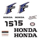 Kit Adesivos Honda 15 Four Stroke Para Motor De Popa Kit Adesivos Honda 15 Four Stroke Para Motor De Popa