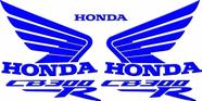 Kit Adesivos Honda Cb 300r Emblemas Tanque Resinados Azul Kit Adesivos Honda Cb 300r Emblemas Tanque Resinados Azul