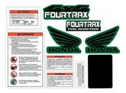 Kit Adesivos Honda Fourtrax 420 2008-2013 Vermelho