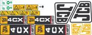 Kit Adesivos Jcb 4cx Para Retroescavadeira